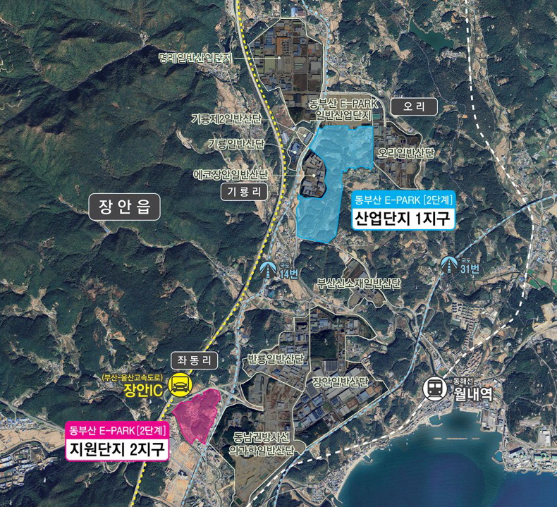 부산, 울산, 경남으로 연결되는 광역 교통망